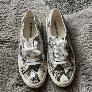 Snake skin sneakers
